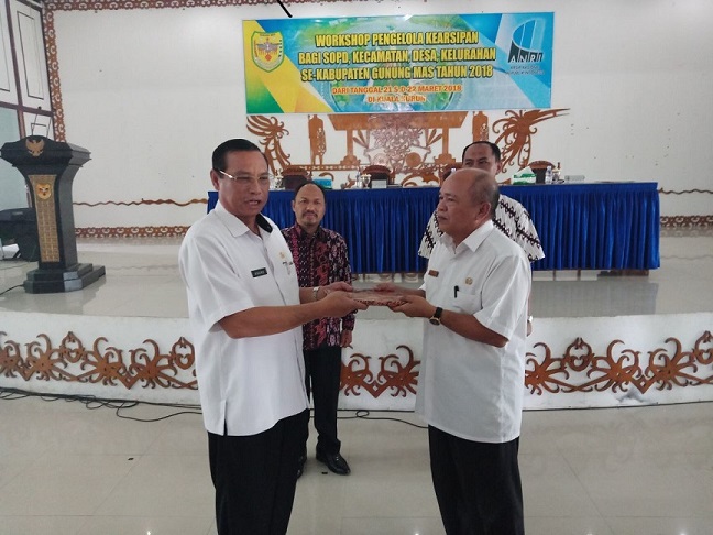 Workshop Pengelolaan Kearsipan SOPD Se-Kabupaten Gunung Mas