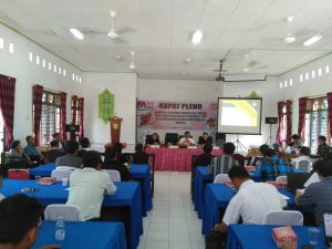 KPU Menggelar Rapat Pleno Penghitungan Daftar Pemilih Sementara