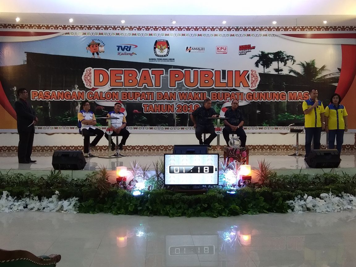 Radio Hamauh FM Live Streaming Acara “Debat Publik” KPU Gumas