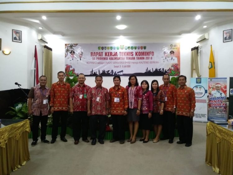 Diskominfo Gumas Hadiri Kegiatan Rakernis Kominfo Se Kalteng Di Sampit