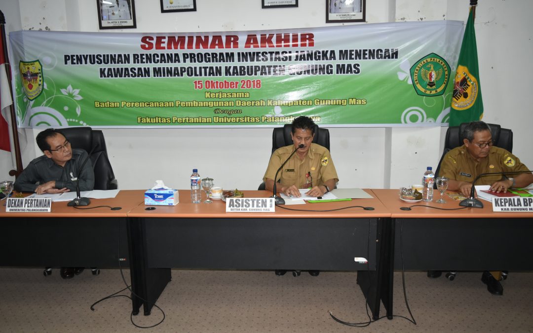 Pemkab Gumas Jalin Kerjasama Dengan Universitas Palangka Raya