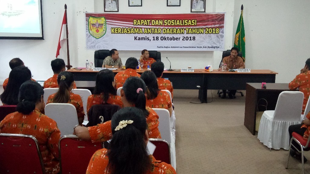 Gelar Rapat Dan Sosialisasi Bersama Biro Pemerintahan Provinsi Kalteng