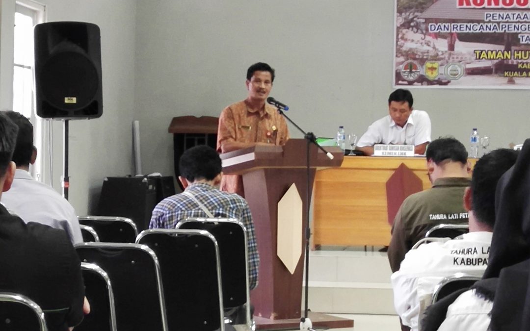 Konsultasi Publik, Dalam Penataan Blok Pengelolaan dan RPJP Tahura Lapak Jaru Tahun 2018