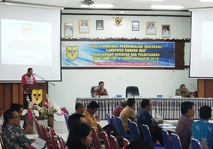 BP3D Gumas Gelar RAKORDAL Pelaksanaan Kegiatan Dan Pelaksanaan APBD TA. 2018