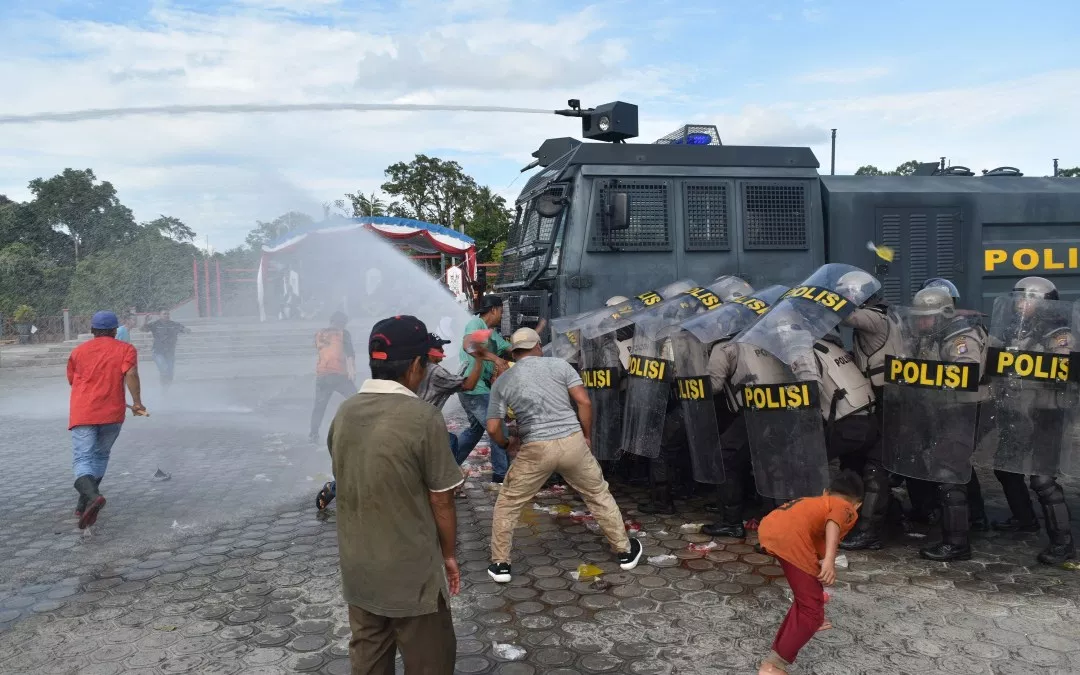 Polres Gumas Libatkan Instasi lain Simulasi Pengamanan Pemilu 2019