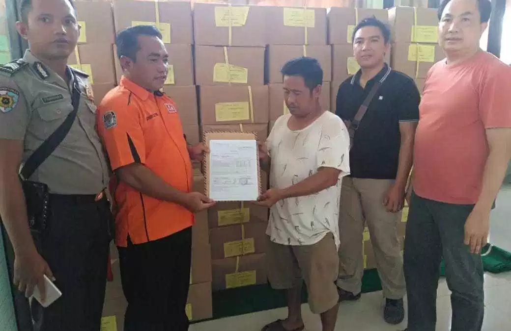 KPU Gumas Terima Pendistribusian Surat Suara