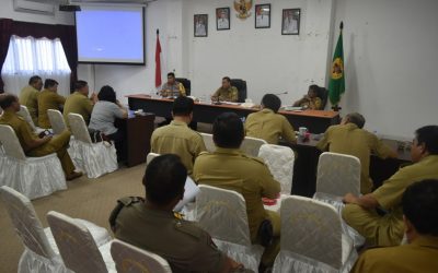 Sekda Pimpin Rapat Persipan Pelantikan Bupati Terpilih 2019