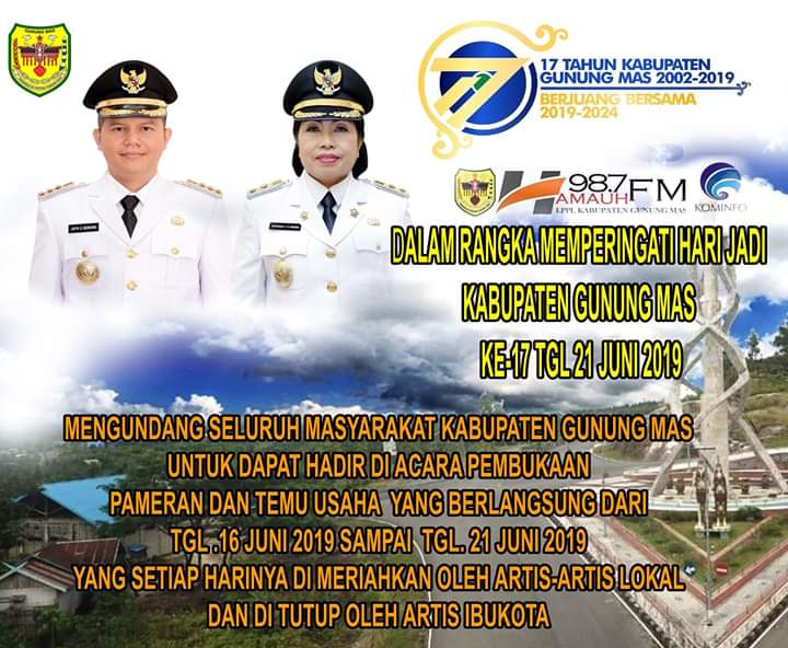Undang Kepada Seluruh Masyarakat Kabupaten Gunung Mas