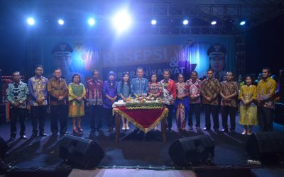 Ini Kata Bupati Saat Malam Resepsi Dan Hiburan Rakyat HUT Ke-17 Kabupaten Gunung Mas