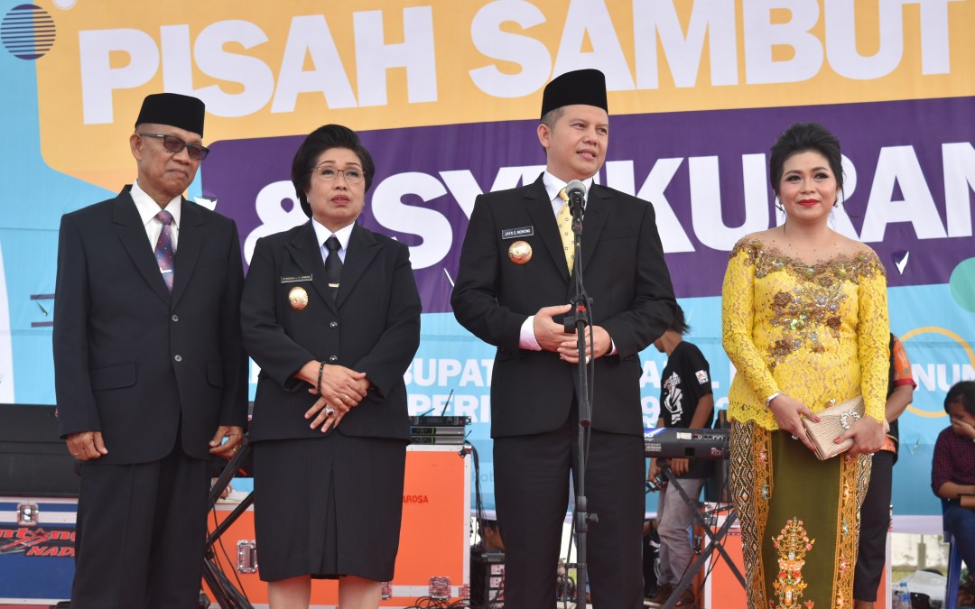 Acara Pisah Sambut Bupati Gunung Mas Tahun 2019 Digelar Sukses dan Meriah