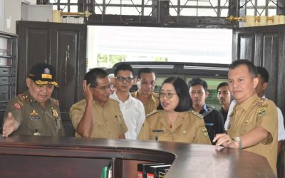 Hari Pertama Masuk Kerja Bupati Gunung Mas Sidak Ke Sejumlah SOPD