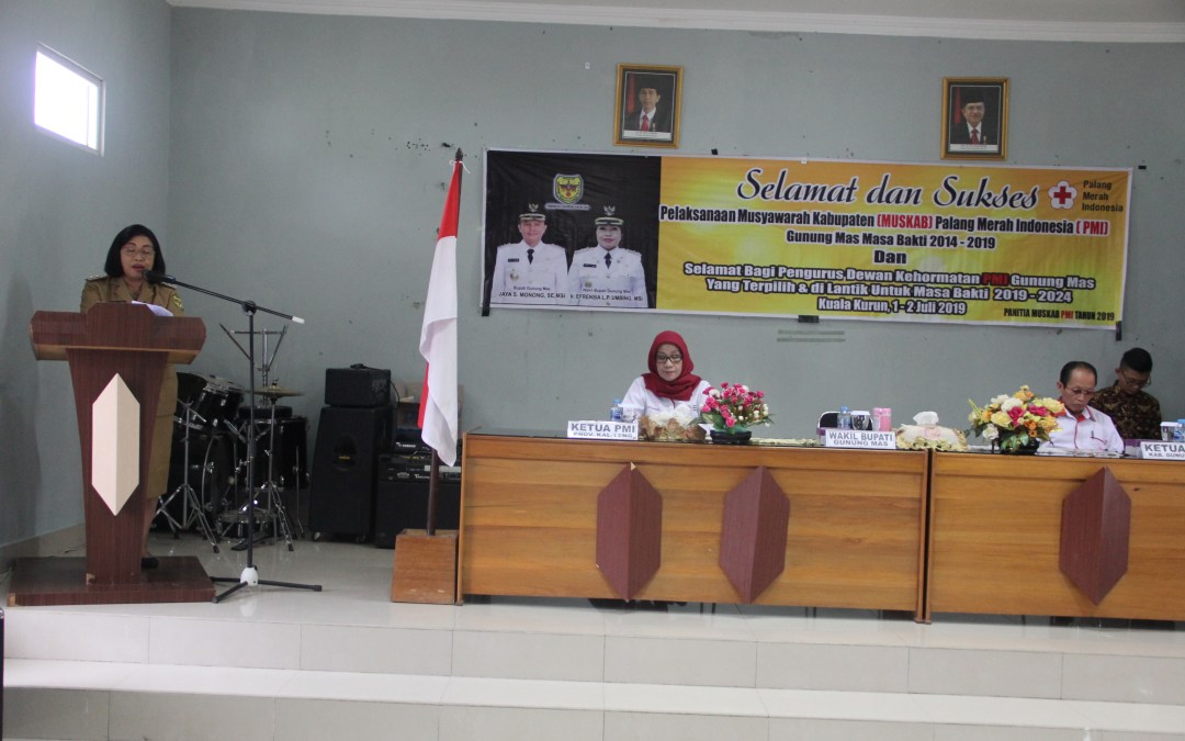 Wakil Bupati Gunung Mas Ir. Efrensia L.P. Umbing, M.Si., Sampaikan Pentingnya Donor Darah, Baik Bagi Pasien Maupun Si-Pendonor Itu Sendiri