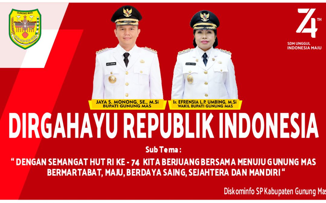 Dirgahayu Ke – 74 Tahun Republik Indonesia