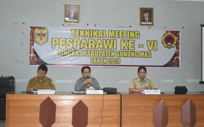 Teknikal Meeting Digelar Menjelang Pesparawi Ke-IV 2019