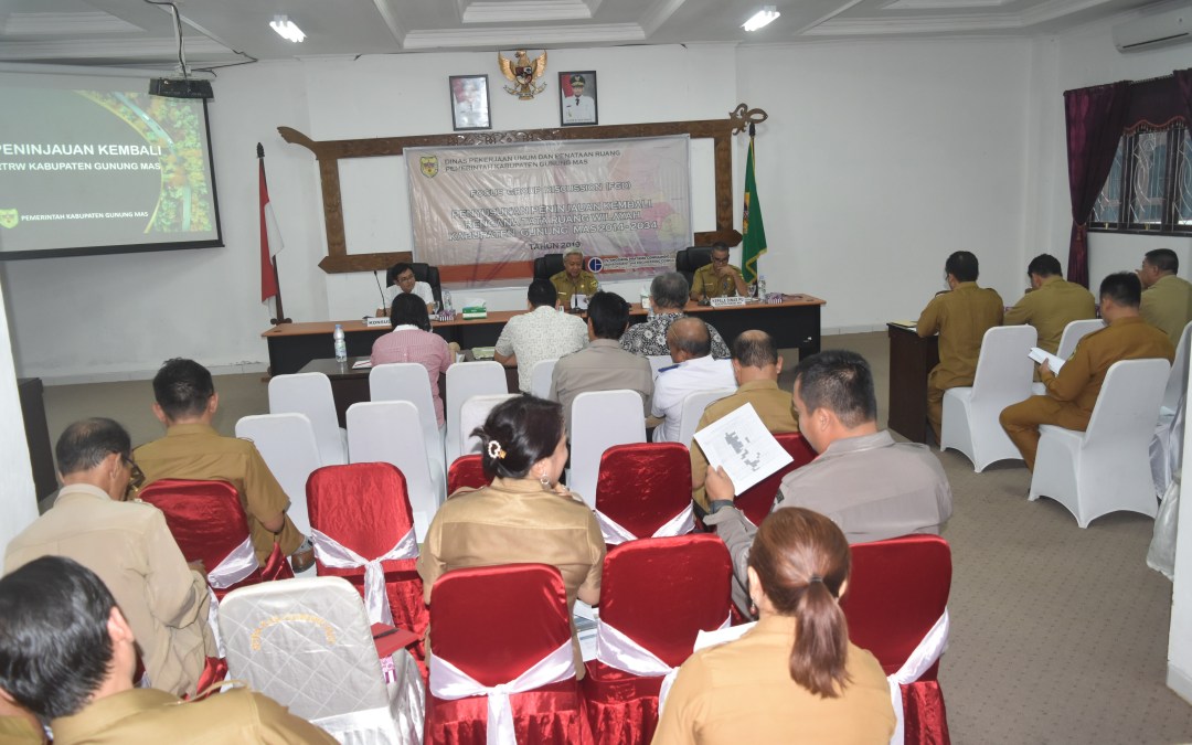 Dinas PU Gelar Forum Group Discussion (FGD) Penyusunan Peninjauan Kembali RTRW