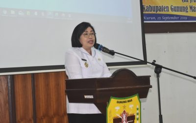 Wabup Gumas Ir. Effrensia L.P. Umbing Membuka Forum Musrenbang RPJMD  Tahun 2019-2024