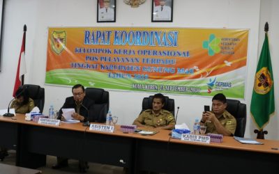 Sekda Gumas Pimpin Rapat Koordinasi Pokjanal Posyandu