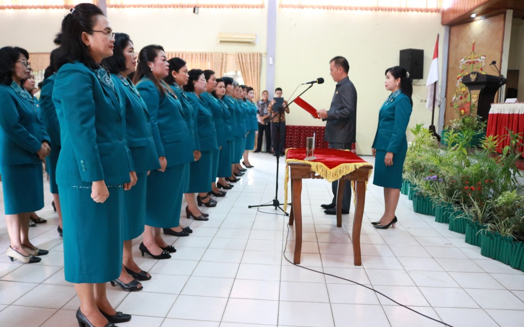 Bupati Lantik Pengurus TP-PKK Gumas Masa Bhakti 2019-2024
