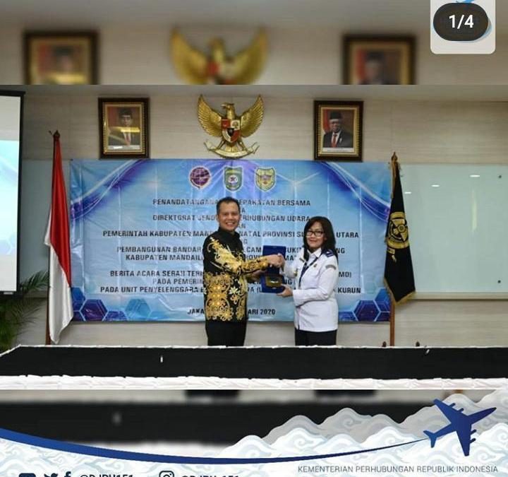 Pemkab Gumas Hibahkan Lahan  Untuk Pengembangan Bandar Udara Kuala Kurun