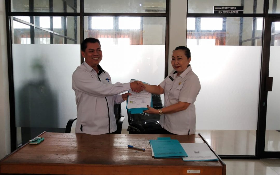 Diskominfosantik Gumas Gelar Sertijab Bagi Pejabat Eselon II, III & IV