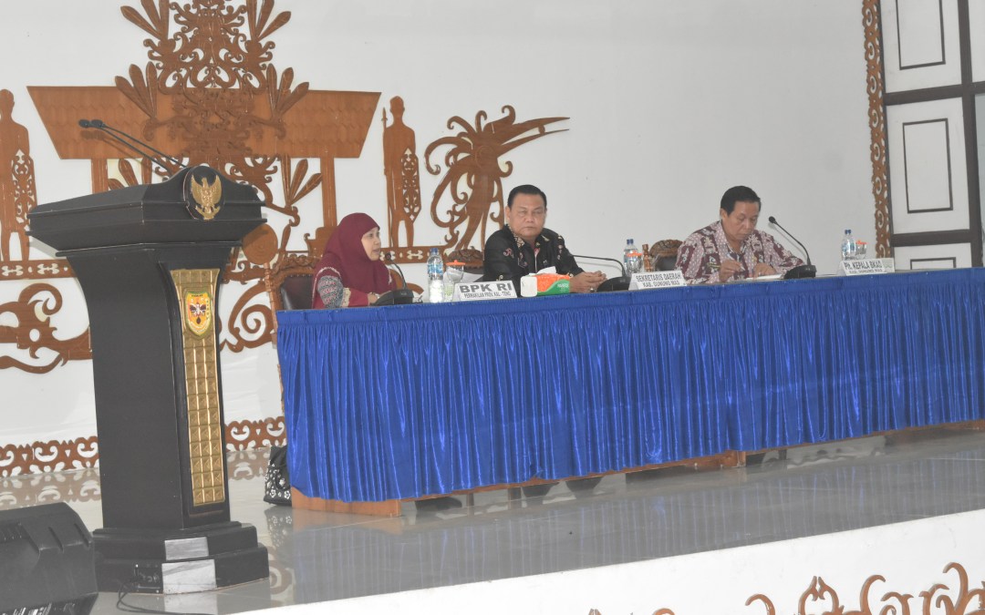 Tim BPK RI Kalteng Gelar Rapat Di Lingkup Pemkab Gumas