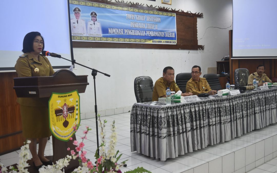FGD Penilaian Tahap II  Nominasi Penghargaan Pembangunan Daerah