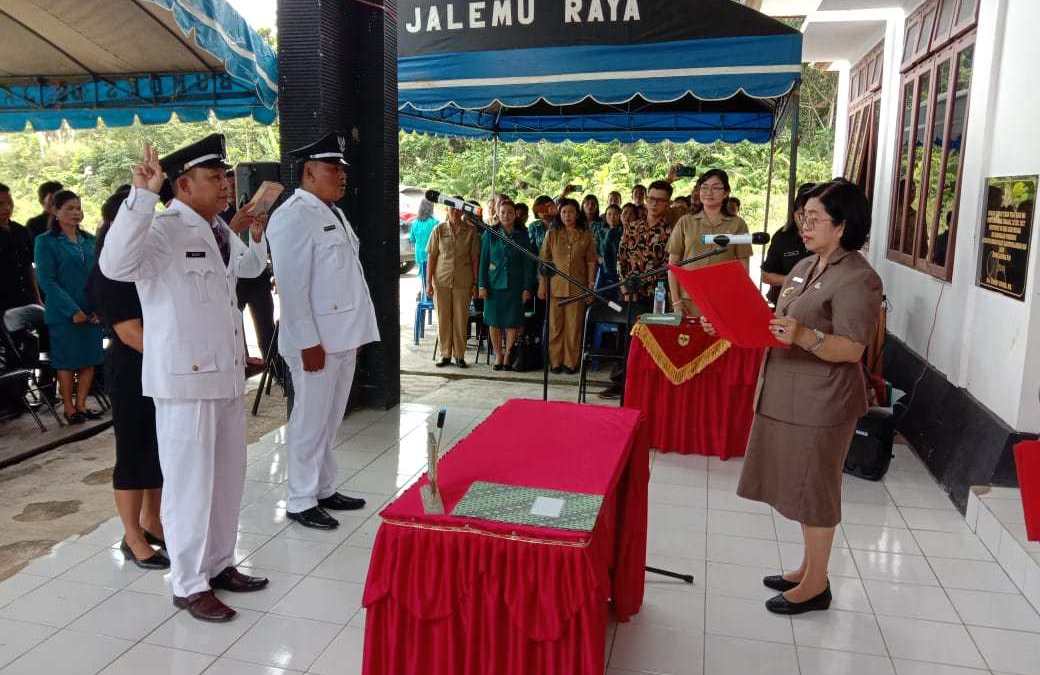 Penjabat (Pj) Kades Tumbang Langgah dan Tumbang Bahanei Dilantik