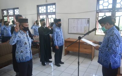 Pengambilan Sumpah/Janji Di Lingkup Satpol PP Gumas