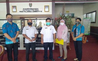BKPSDM Gumas Jalin Kerja Sama Dengan BKD Provinsi Kalteng