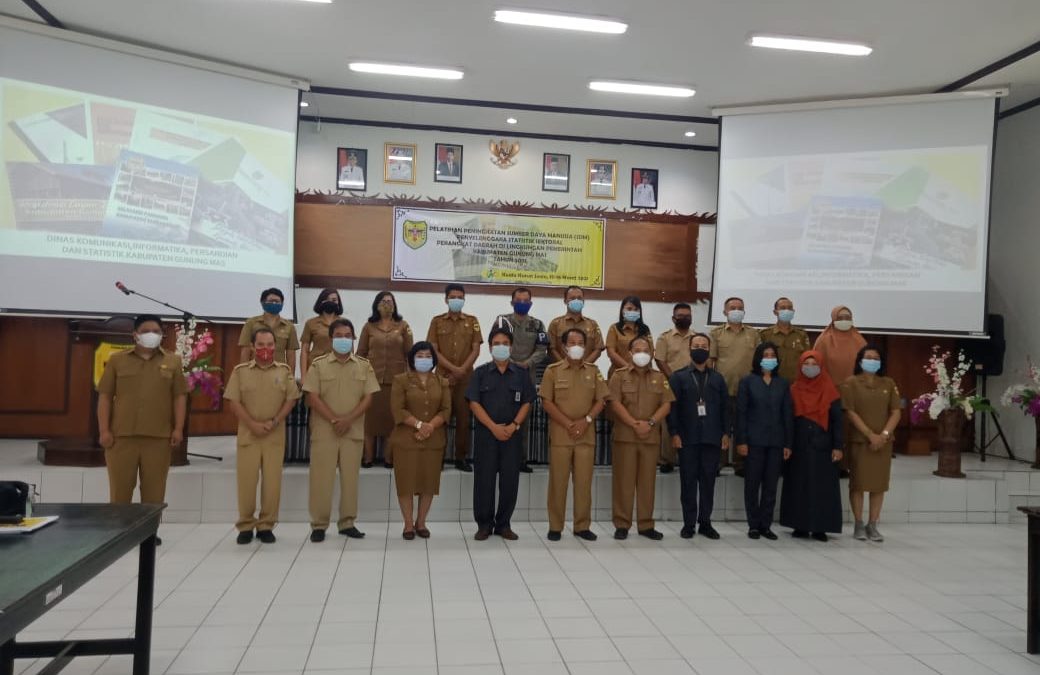 Diskominfosantik Gelar Pelatihan Statistik Sektoral Perangkat Daerah