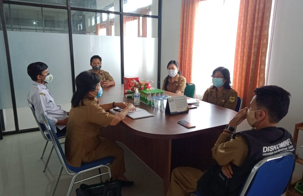 Menjalin Komunikasi Bersama Diskominfosantik Provinsi Kalteng