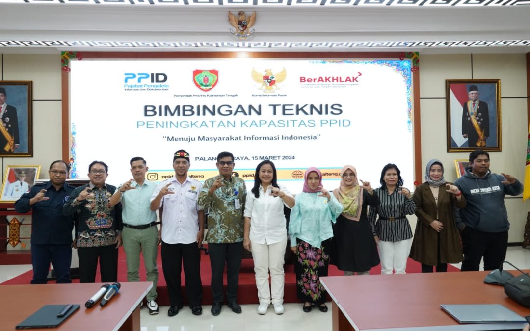Bimtek Peningkatan Kapasitas PPID se- Provinsi Kalimantan Tengah