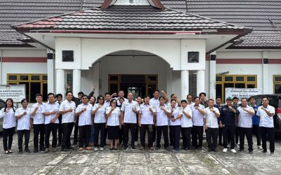 Dinas Kominfosantik Gunung Mas Gelar Serah Terima Jabatan Pejabat Struktural