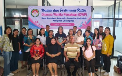 DWP Diskominfosantik Gumas Gelar Ibadah dan Pertemuan Rutin